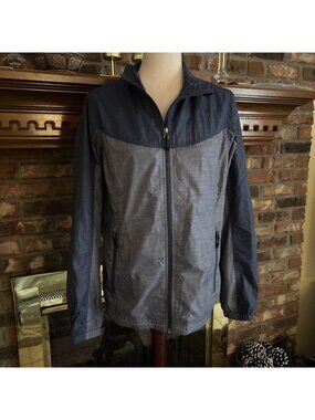 Ll Bean Ladies Gray Rain Jacket Size Small